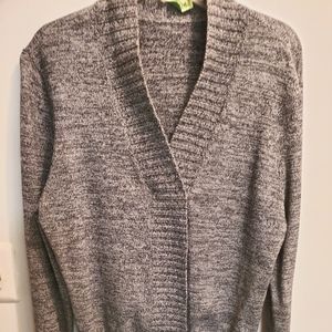 Grey Double Breast Sweater